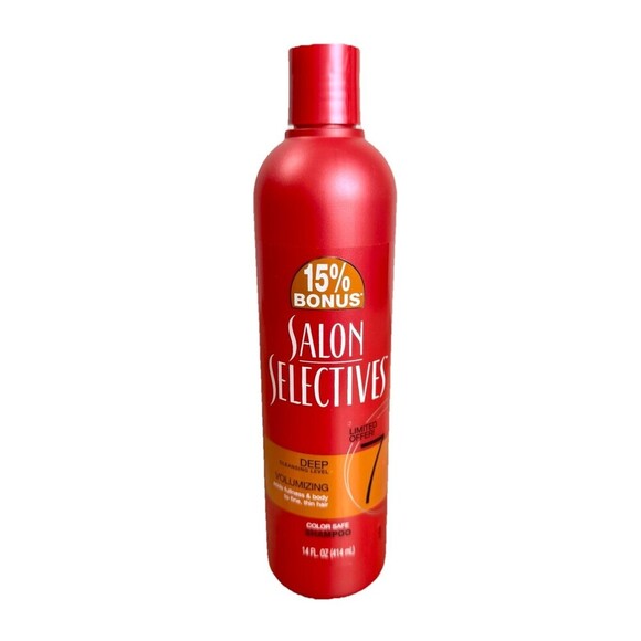 Salon Selectives Level 7 Deep Cleansing Formula Shampoo Volumizing 14oz NEW - Picture 1 of 5